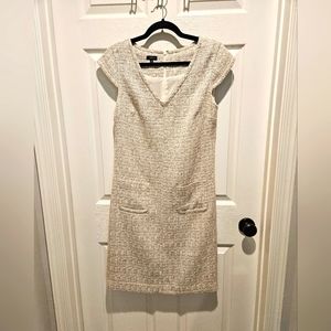 Talbots Cap Sleeved Tweed Dress size 10